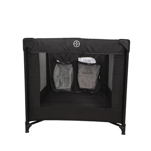 Color Grey Pamo Babe Portable Crib Baby Playpen with Mattress and Carry Bag
