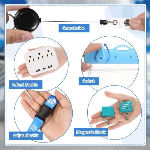Fulmoon 22 Pcs Carnival Cruise Essentials Kit Accessories, Classic Color