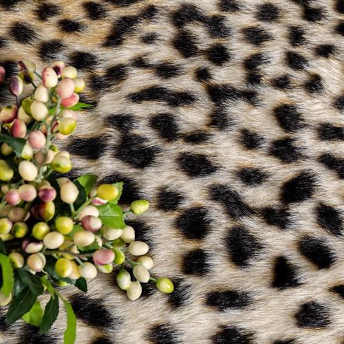 Huichenxing2021FURSTORE Leopard Rug Cheetah Print Rugs for Living Room Bedroom Faux Animal Print Area Carpet Cowhide Skin Mat 4.6x5.8ft