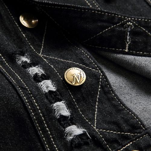 Men's 6XL Denim Vest,Sleeveless Jacket Slim Fit Vintage Casual Ripped Summer Jean Vest for Men