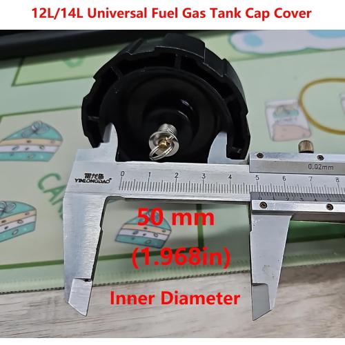 Semetall Boat Engine Fuel Tank Cap 12L 24L Gas Tank Cover Replaceable Parts Marine Outboard Fuel Tank Gas Cap for Boat Engine
