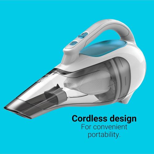 BLACK DECKER dustbuster Cordless Handheld Vacuum, Portable Vacuum for Car and Home Rechargeable, Powerful Suction, Wide Mouth (HHVI315JO42)