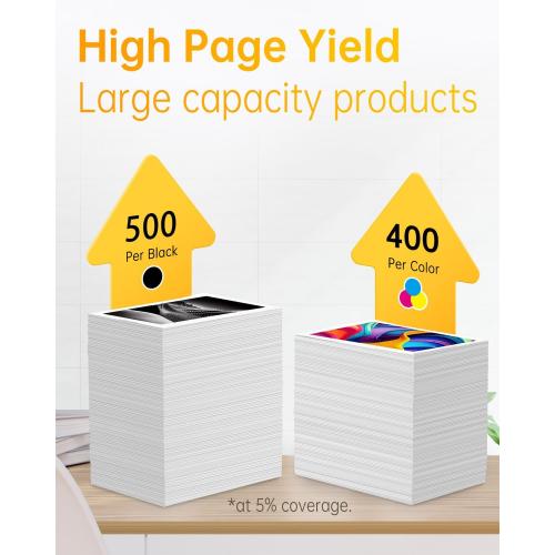 LEMERO Size 245XL Ink Cartridge PG-245 CL-246 Replacement for Canon Ink 245 and 246, Compatible with Canon 245XL 246XL Combo Pack for Pixma MX490 MX492 MG2522 TR4522 TR4520 TS3122 TS3322 Printers