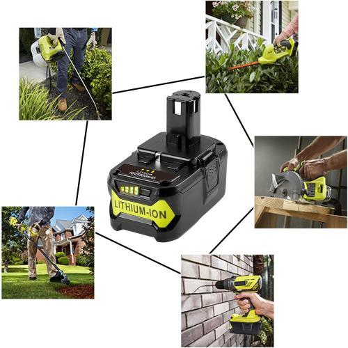TREE.NB 18V 6000mAh Lithium Battery - Replacement for Ryobi One  Plus 6.0Ah Lithium Ion Battery Compatible with P108 P102 P103 P104 P105 P107 P271 P716 P730 P731 P740 P741 P780 P813 P835 Power Tools