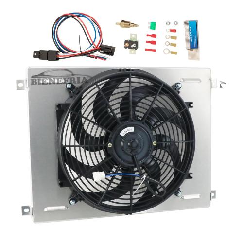 Aluminum Electric Shroud Fan FIT for 1967 1968 1969 1970 Ford Mustang Fairlane Falcon V8