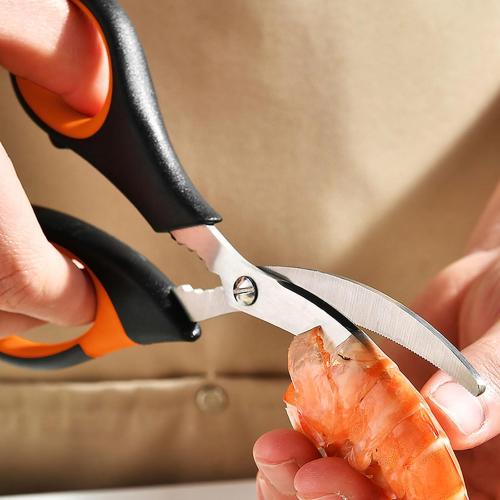 Stainless Steel Seafood Cracker Tool Set With Lobster Sheller,Crab Crackers Crab Leg Fork Seafood Scissors With Storage Bag,Lobster Tools (21)