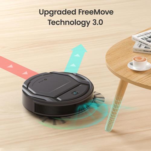 Lefant Robot Vacuum Cleaner M210 Pro,Slim,Quiet,2200Pa Suction,120 Min Self-Charging Robotic Vacuums, Freemove 3.0,WiFi/APP/Alexa,6 Cleaning Modes Ideal for Hard Floors Pet Hair Low Carpet,Black