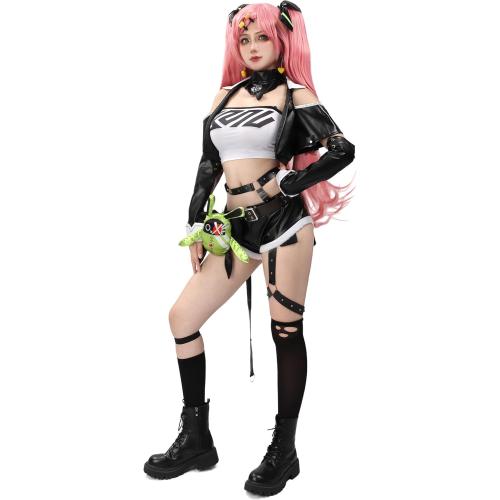 Size XL...DAZCOS Anime Cosplay Costume for Women Anime Game Full Set Outfit for Halloween