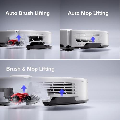 roborock S8 Pro Ultra Robot Vacuum and Mop, Auto-Drying, Self-Washing, Liftable Dual Brush & Sonic Mop, 6000Pa Suction, Self-Refilling, Self-Emptying, Obstacle Avoidance, White (RockDock Ultra Series)