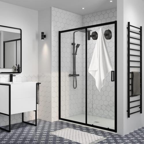 DGYB Large Suction Cup Hooks for Shower Set of 2 Black Towel Hooks for Bathrooms Stainless Steel Suction Hooks for Inside Shower 15 Lb Removable Wall Hook for Hanging Heavy Duty