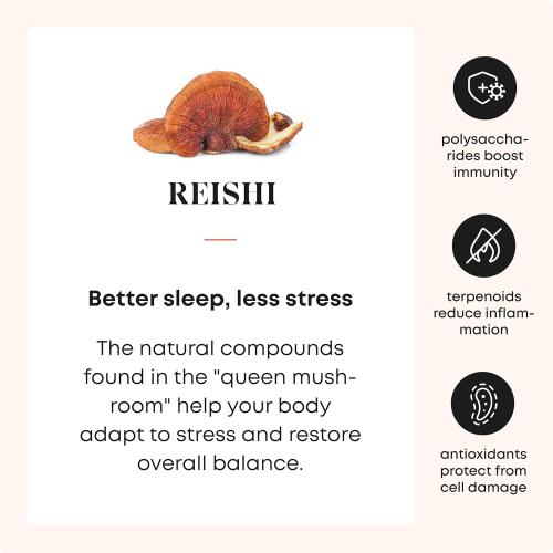 Reishi Mushroom Extract Liquid - Double Extracted Reishi Extract from Reishi Mushrooms. Reishi Mushroom Supplement, Reishi Tincture, Drops for Reishi Mushroom Tea (1 fl oz)
