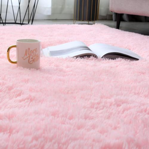 Area rug for Bedroom Living Room Medium Ultra Soft Fluffy Area Rugs for Dorm, Indoor Carpet Nursery Rugs Room Home Decor,Pink