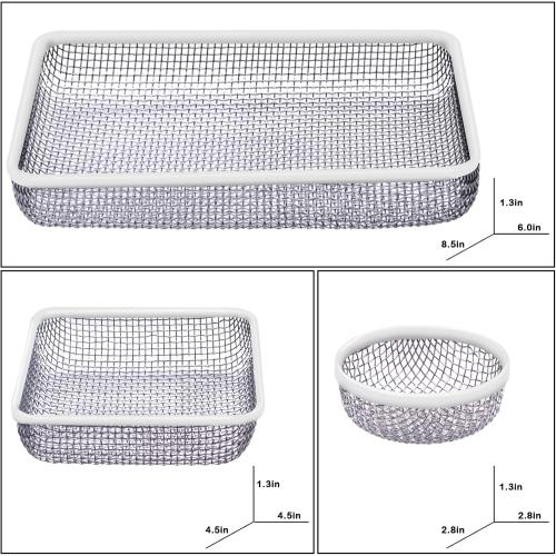 Eazy2hD RV Furnace Vent Cover Screen, Stainless steel mesh with Rubber