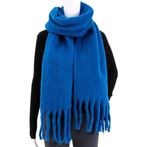 AUSEKALY Women's Scarf Big Colorful Thick Blanket Wrap Winter Oversized Warm Chunky Scarves Solid