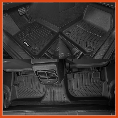 All Weather Floor Mats for 2025 Hyundai Ioniq 5 Movable Console (Limited Models) Floor Mats & Trunk Mat & Backrest Mats for Hyundai Ioniq 5 Accessories Guard Odorless Anti-Slip Floor Liner