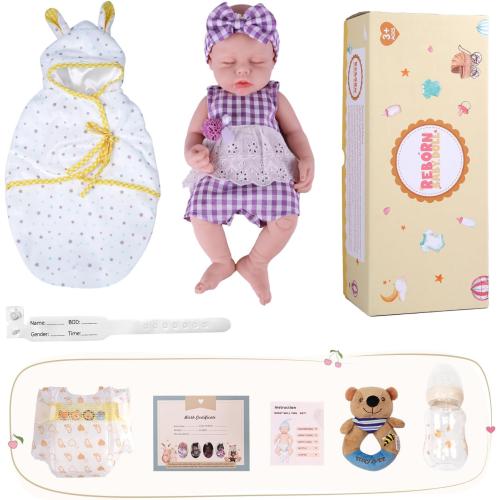 BABESIDE Silicone Baby Doll - 16 Inch (Weight 5 lb) Reborn Baby Dolls