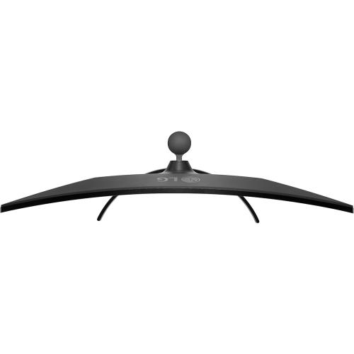 LG 34WN80C-B UltraWide Monitor 34” 21:9 Curved WQHD (3440 x 1440) IPS Display, USB Type-C (60W PD) , sRGB 99% Color Gamut, 3-Side Virtually Borderless Design, Tilt/Height Adjustable Stand - Black