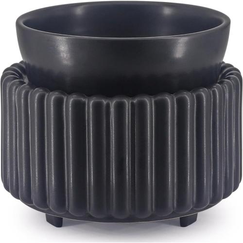 Ceramic Wax Melt Warmer 3-in-1 Candle Wax Warmer for Scented Wax Melter Electric Fragrance Wax Burner for Home Office Bedroom Gift & Decor…