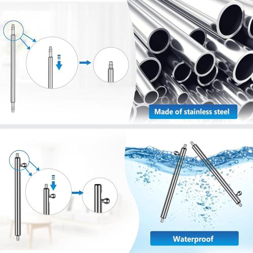 JOREST Watch Spring Bar Tool, Watch Repair Kit to Replace the Watch Strap, Watch Link Removal Tool, With User Manual, 56PCS (16-26mm) Spring Bars