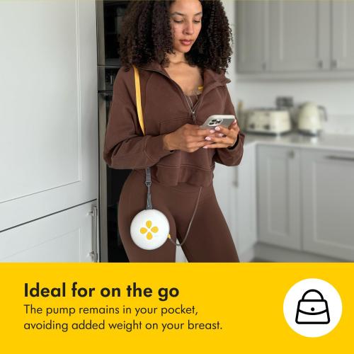 Medela Swing Maxi Hands-Free Double Electric Breast Pump, Easy and Intuitive Design for On-The-Go, Compatible with Medela Family App