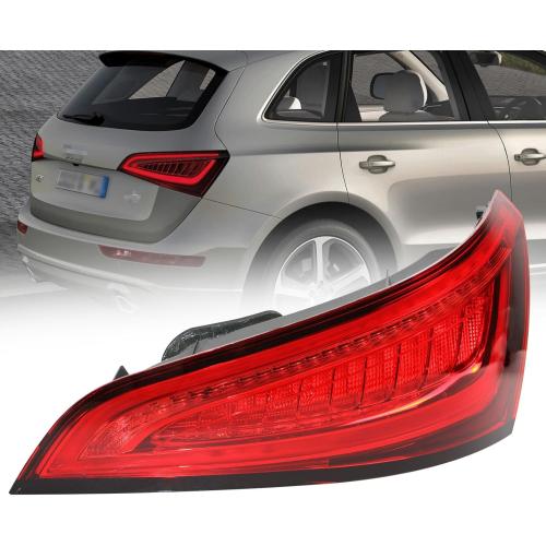 LED Tail Light Assembly Compatible With 2013-2017 Audi Q5 Taillight Tail Lamp Brake Lamp Rear Light Backup Light Replacement Right Passenger Side Partslink#8R0945094D