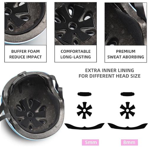 Kids Helmet,Toddler Bike Helmet Adjustable Youth Boys Girls Multi-Sports Adjustable for Scooter Bicycle Skateboard Cycling