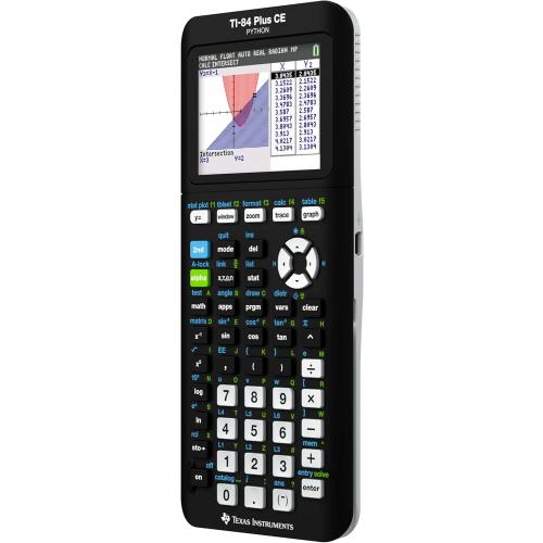 Texas Instruments TI-84 Plus CE Color Graphing Calculator, Black