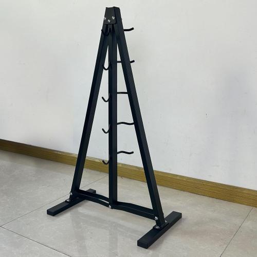 Wall Mounted Lat Pull Down Bar Organizer with Hooks, Home Gym Storage Rack for Lat Pulldown Attachments, Cable Attachments Rack for Gym Accessories