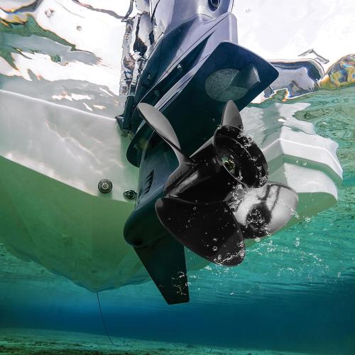 NOVINO Boat Propeller for Mercruiser Alpha One,14 1/2 x19,14×19,14×17 etc Mult-Size | Aluminum Boat Propeller for Mercruiser Alpha One/Bravo One & Mercury Outboard Engines 135-300HP w/Hub Kit,15 Spline Tooth,RH