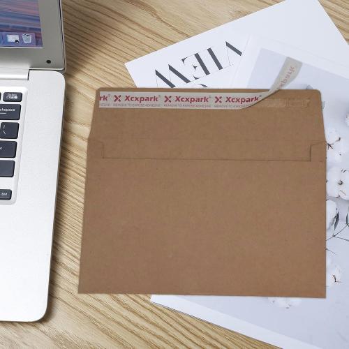 120 Qty A9 Invitation Envelopes 5.75x8.75, Self Seal 120GSM Brown Kraft Paper Envelopes for Invitations, Papers, Photos, Documents, Wedding, Baby Shower, Easy to Seal and Peel