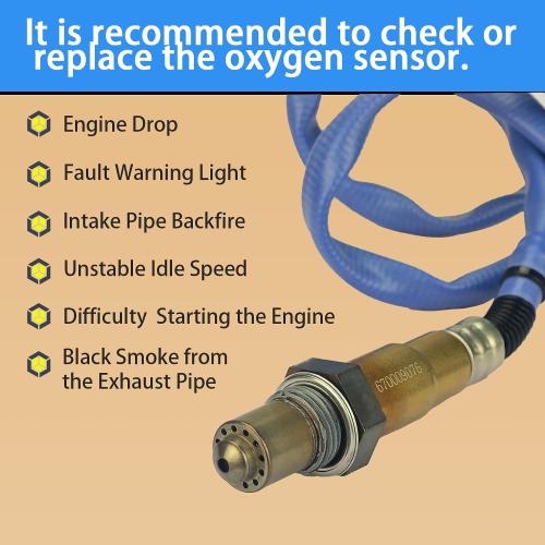 4 Pcs Upstream Downstream O2 Sensor for Maserati 3.0 3.8 Turbo 14-20
