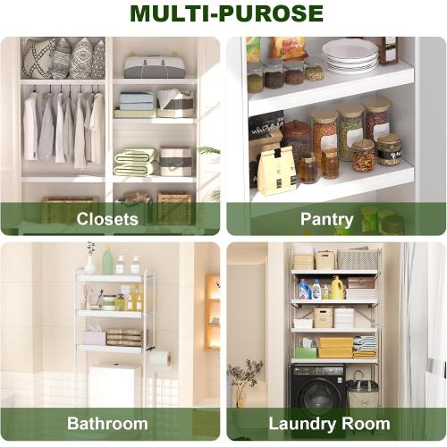 Wire Rack Covers, Foamed PVC Wire Shelf Covers for Pantry Removable Closet Cabinet Bathroom Kitchen Shelving Decoration(White,33x16 inch)