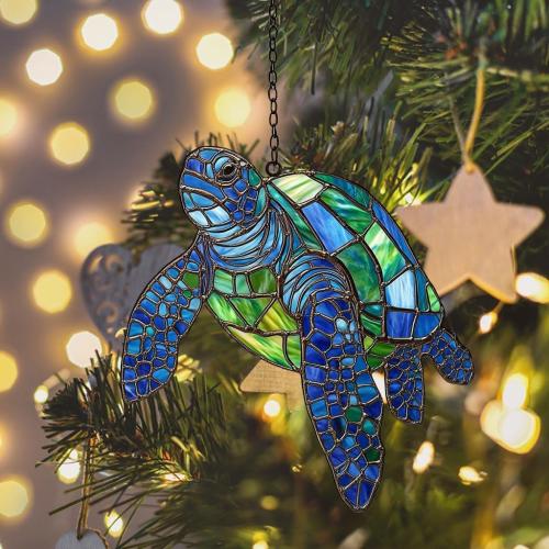 Sea Turtle Acrylic Suncatcher