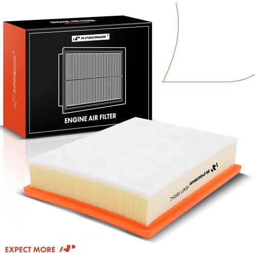 A-Premium Engine Air Filter Compatible with Toyota Models - Sequoia 2014-2022, Tacoma 2016-2023, Tundra 2013-2021, 3.5L 4.0L 4.6L 5.7L, Replace# 17801-0P100