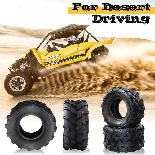 TROPOW 18X9.50-8 ATV Tires, 4PR, Set of 2 All Condition ATV Sand Mud Off-Road Tires, Tubeless