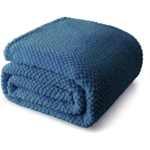 large Fuzzy  Blanket for Bed, Fluffy Soft Jacquard Blankets for All Season, Lightweight and Cozy