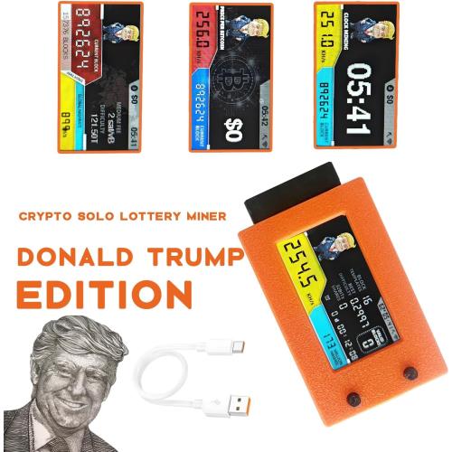 NerdMiner V2 Ultra 250KH/S Edition - Low Power, Fan-Cooled BTC Miner with T Display S3, Lucky Solo Lottery Mining, High Efficiency for Cryptocurrency Enthusiasts