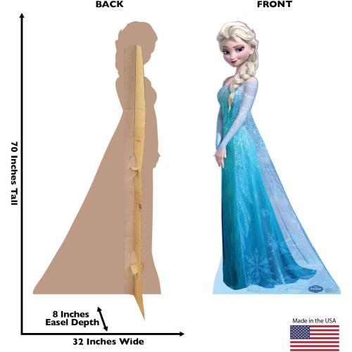 Cardboard People Elsa Life Size Cardboard Cutout Standup - Disney's Frozen (2013 Film)