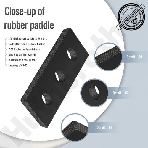 Snow Blower Impeller Modification Kit Universal 3/8 3-Blade, for Modifies 2-Stage Machine, (3)