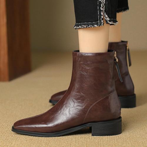 Size 7.5. ...Diuniarza Womens Chelsea Boots Ankle Bootie Square Toe