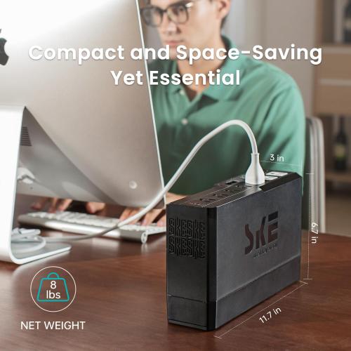 SKE 425VA/240W UPS Battery Backu Surge Protector for Computer UPS Battery Backup Uninterruptible Power Supply…, VL425