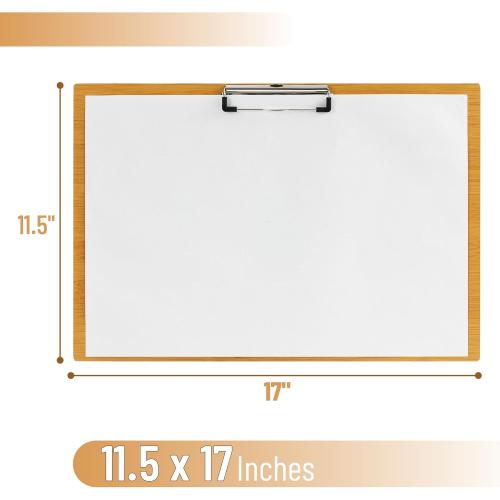 Mr. Pen - Extra Large Wooden Art Clipboard, 11.5x17 Inches, Horizontal Landscape