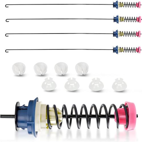 4Pcs 27 Washer Suspension Rods Replaces W10440786 W10368626 W10368627 W10440739 For Whirlpool, Maytag Top Loading Washers Machine