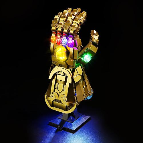 YEABRICKS LED Light for Lego-76191 Marvel Infinity Gauntlet Building Blocks Model (Lego Set NOT Included) (JUST LIGHTING KIT-NO LEGOS INCLUDED)
