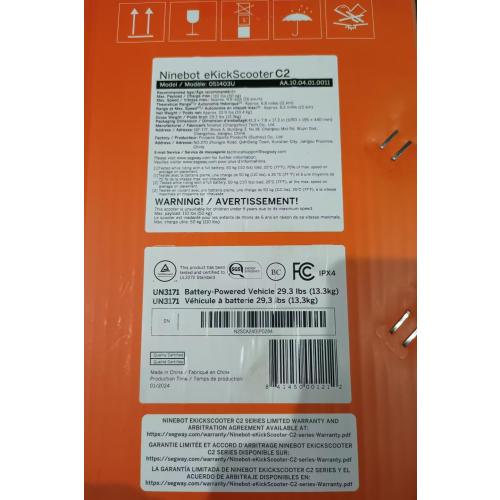 Segway Ninebot eKickScooter - Electric Scooter for Kids 6-14, w/t Adjustable Handlebar Height (Only C2 Pro) for Riders up to 132 lbs, Includes New Cruise Mode, UL-2272 Certified