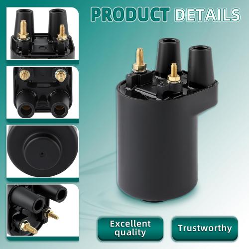 AUTOKAY 166-0772 Ignition Coil Fits for Onan Points Models BF BFA BG BGA BGE B43E B43G B43M B43 B48 B48G CCK CCKA CCKB NHA NHB NHC NHE NHP N52M for P218G P220G P224G Engine Re#166-0820 HE166-0761