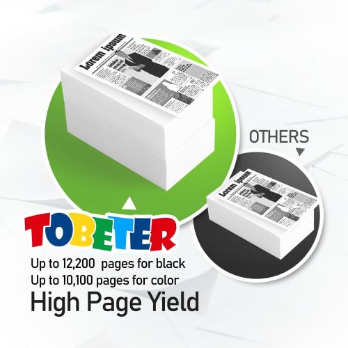 ToBeter Compatible C600 C605 Toner 16.9K Yield Replacement for Xerox 106R03919 106R03918 106R03917 106R03916 Toner Cartridge for VersaLink C600 C605 Printers ( 4 Pack, BMCY )