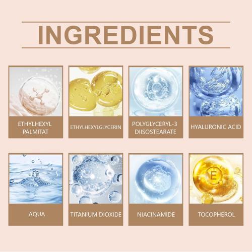 BB Blur Cream Tinted Moisturizer With Spf, Tinted Care Primer, Waterproof Concealer, Spf 30 Sunscreen, 3 Shades, All Skin Types (03# Wheat, 30g/1 Oz)
