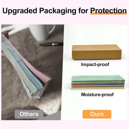 600-Sheets Colored Cardstock for Crafts: 50 Assorted Colors, 8.5 x 11, 65lb/180gsm, Thick Colored Paper for Kids School Supplies, Crafts, for cri·cut Printing & Valentine’s Day Projects