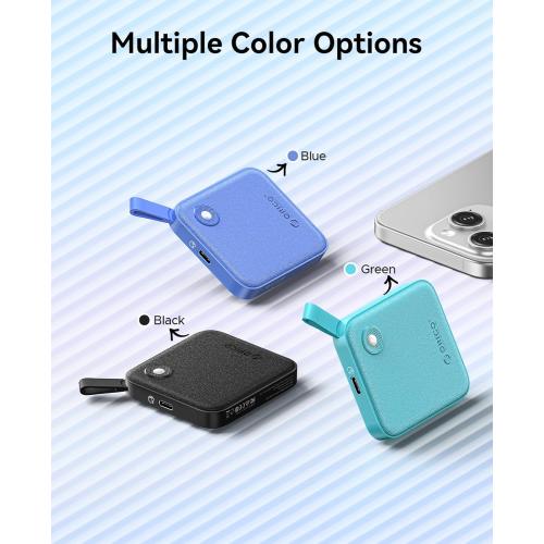 ORICO Portable SSD 256 GB with 2 in 1 USB C Cable, External Solid State Drives, Up to 460MB/s, Status Indicator, Reliable Storage for USB-C Smartphone, Tablet, PC - B5PLUS